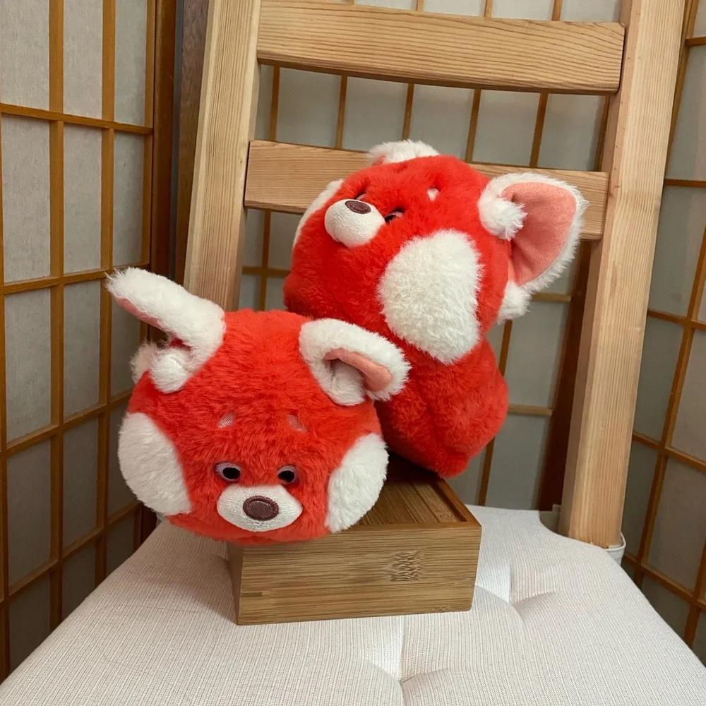 Disney Official Turning Red Plush Red Panda Slippers Kids Toddler 11